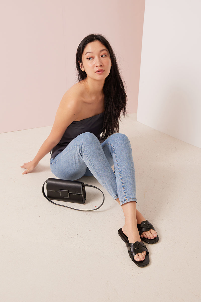 Primo Interlocking Sliders in Black Sunday Staples