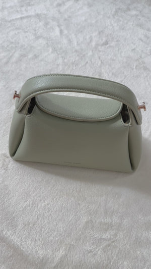 
                  
                    Load and play video in Gallery viewer, Milan Top-handle Bag in Chalk
                  
                