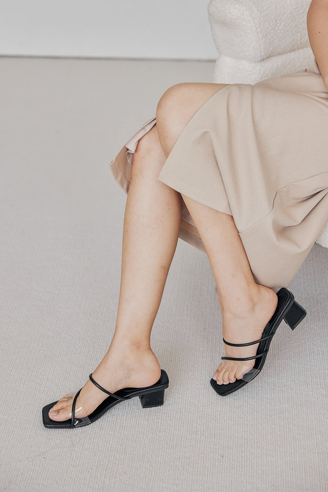 
                  
                    Alana Strappy Heels in Black
                  
                