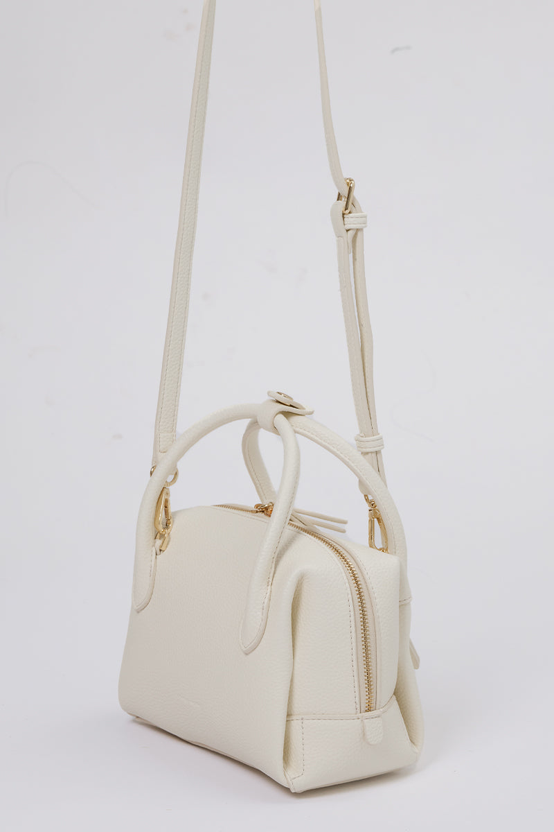 Boston Bowling Bag in Cream