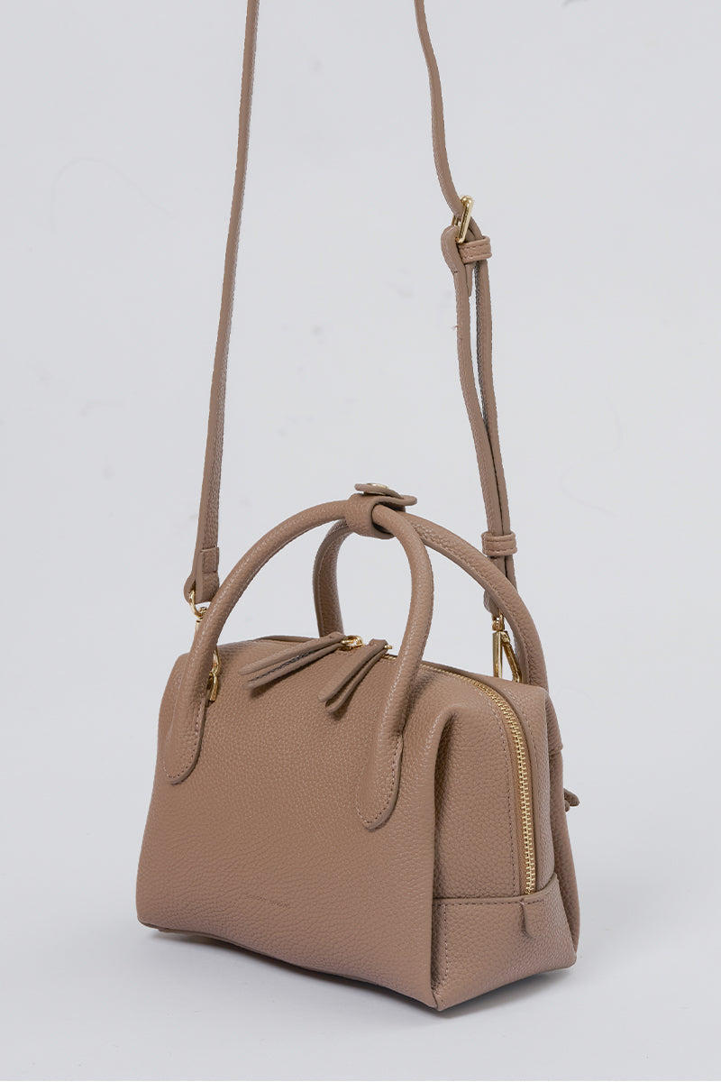 Boston Bowling Bag in Taupe