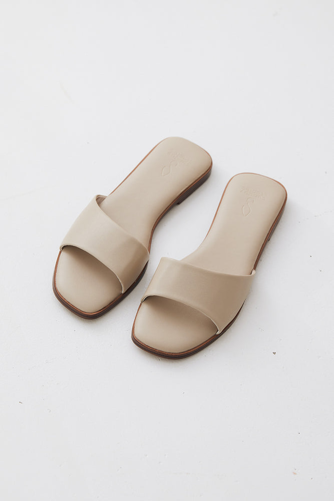 
                  
                    Chantal Irregular Cloud Sliders in Pale Taupe
                  
                