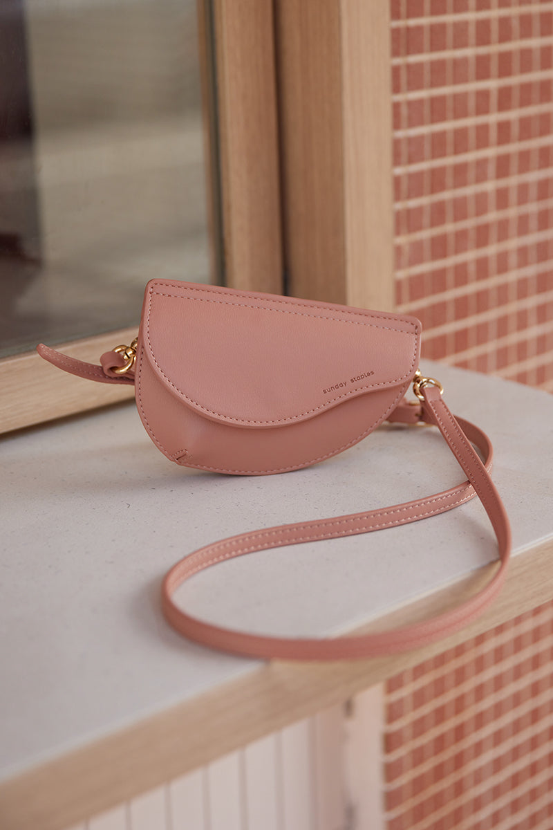 Clair Mini Wallet in Blush