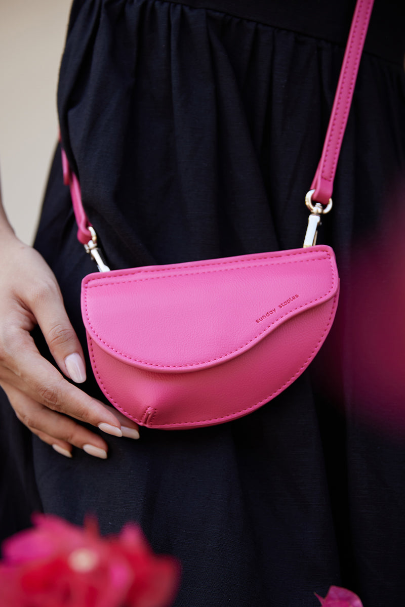 Clair Mini Wallet in Fuchsia