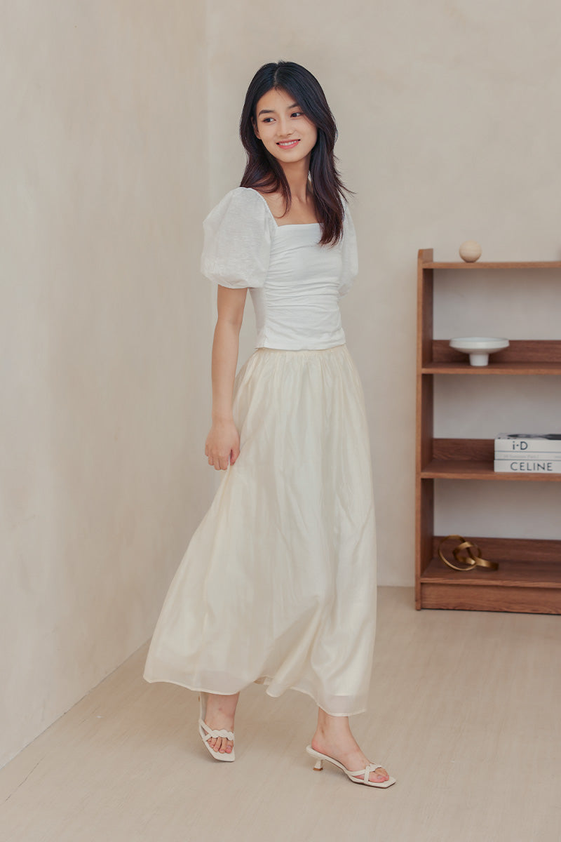 Elvaria Strappy Kitten Heels in Waterproof Linen