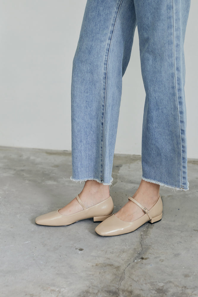 
                  
                    Emica Maryjane Flats in Nude
                  
                