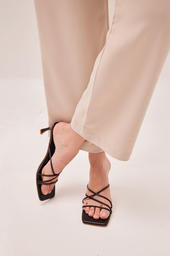 
                  
                    Liv Strappy Heels in Cacao
                  
                