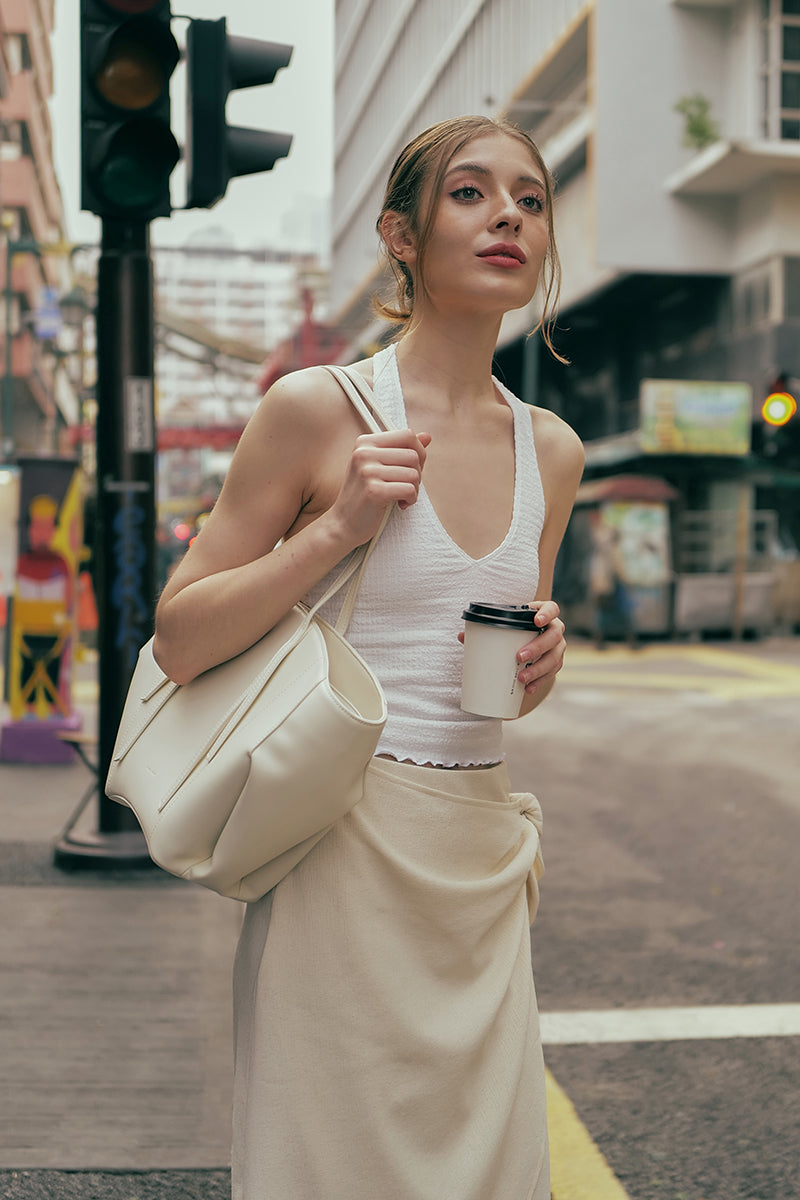 London Tote Bag in Cream