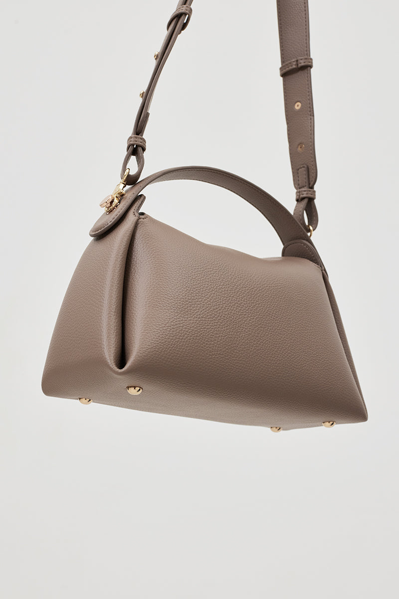 Milan 28 Top-handle Bag in Taupe