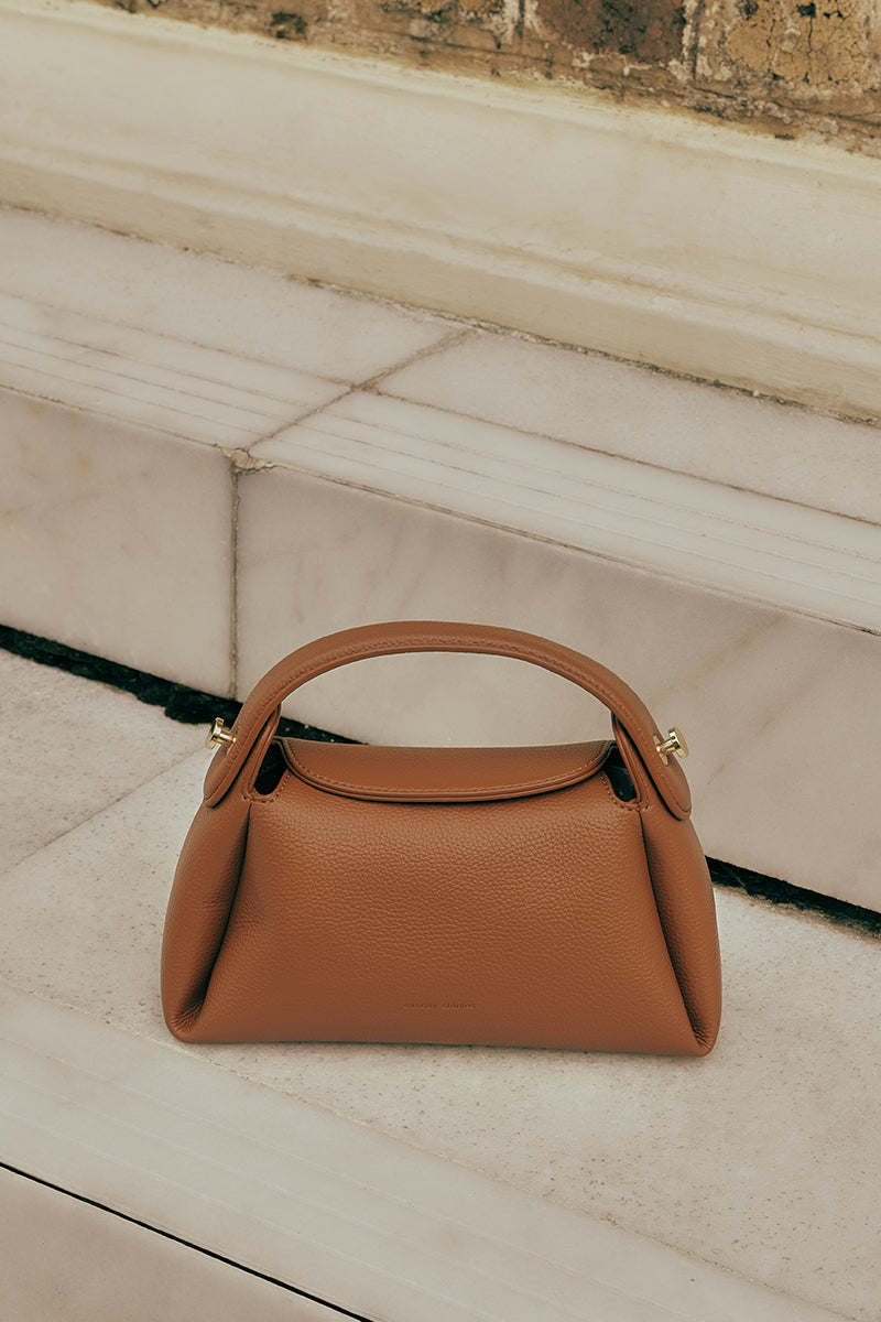 Milan Top-handle Bag in Camel