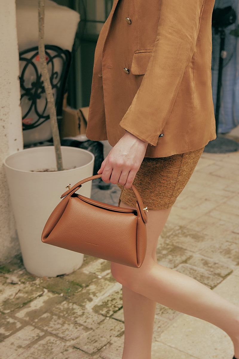 Milan Top-handle Bag in Camel