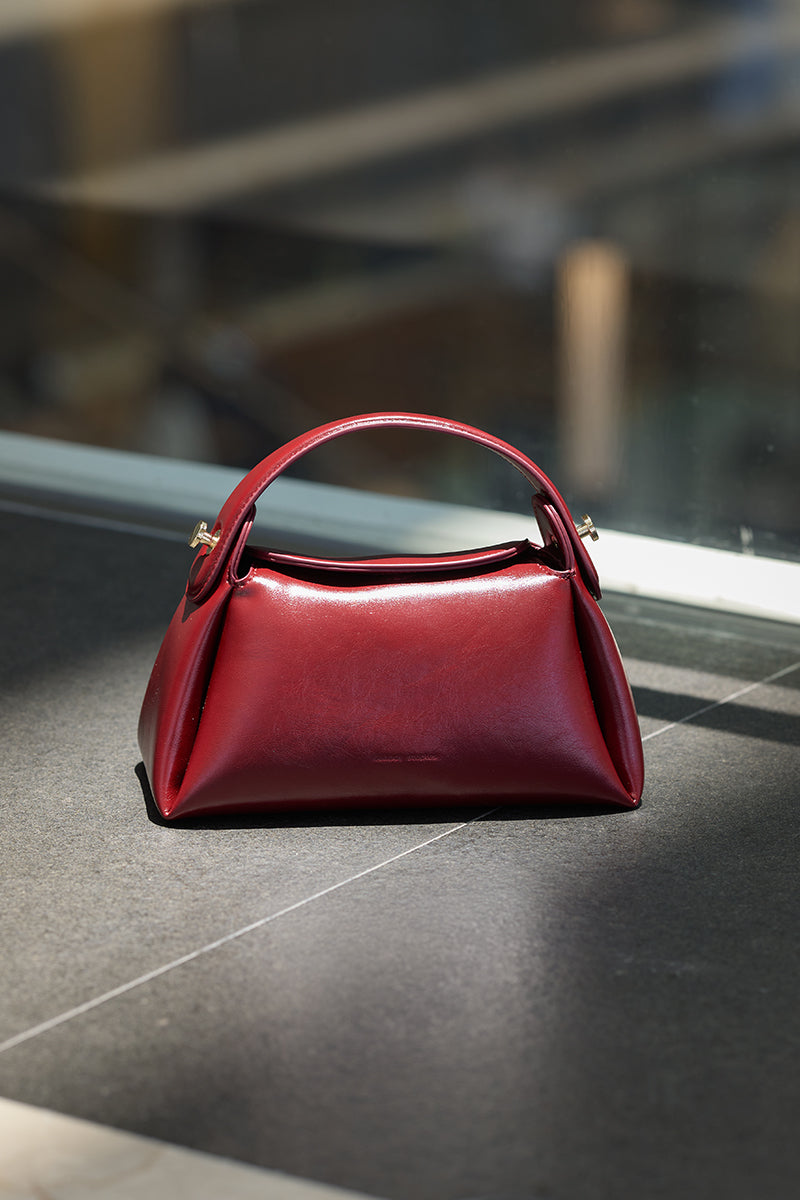 Milan Top-Handle Bag in Cherrywood