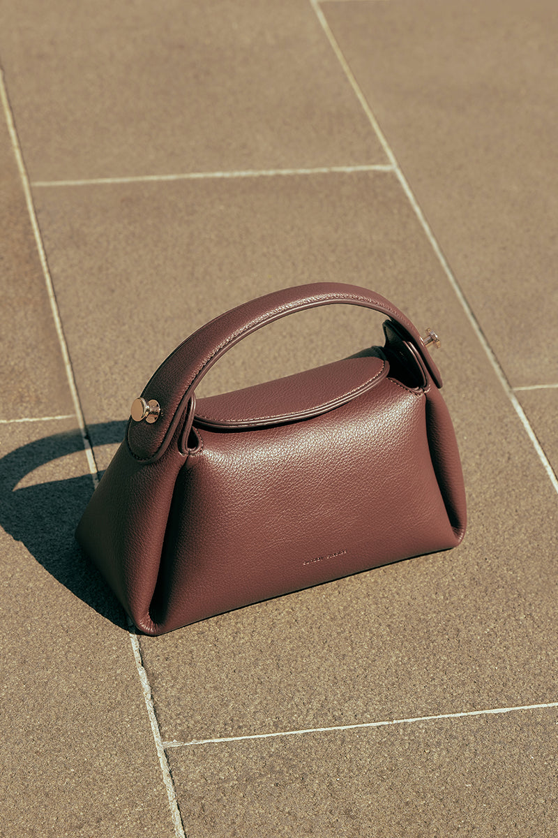 Milan Top-handle Bag in Sangria – Sunday Staples