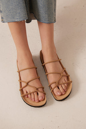 
                  
                    Mojave Strappy Chunky Sandals in Desert
                  
                