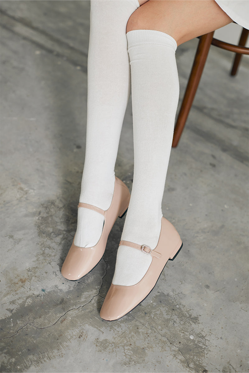 Noa Maryjane Flats in Nude