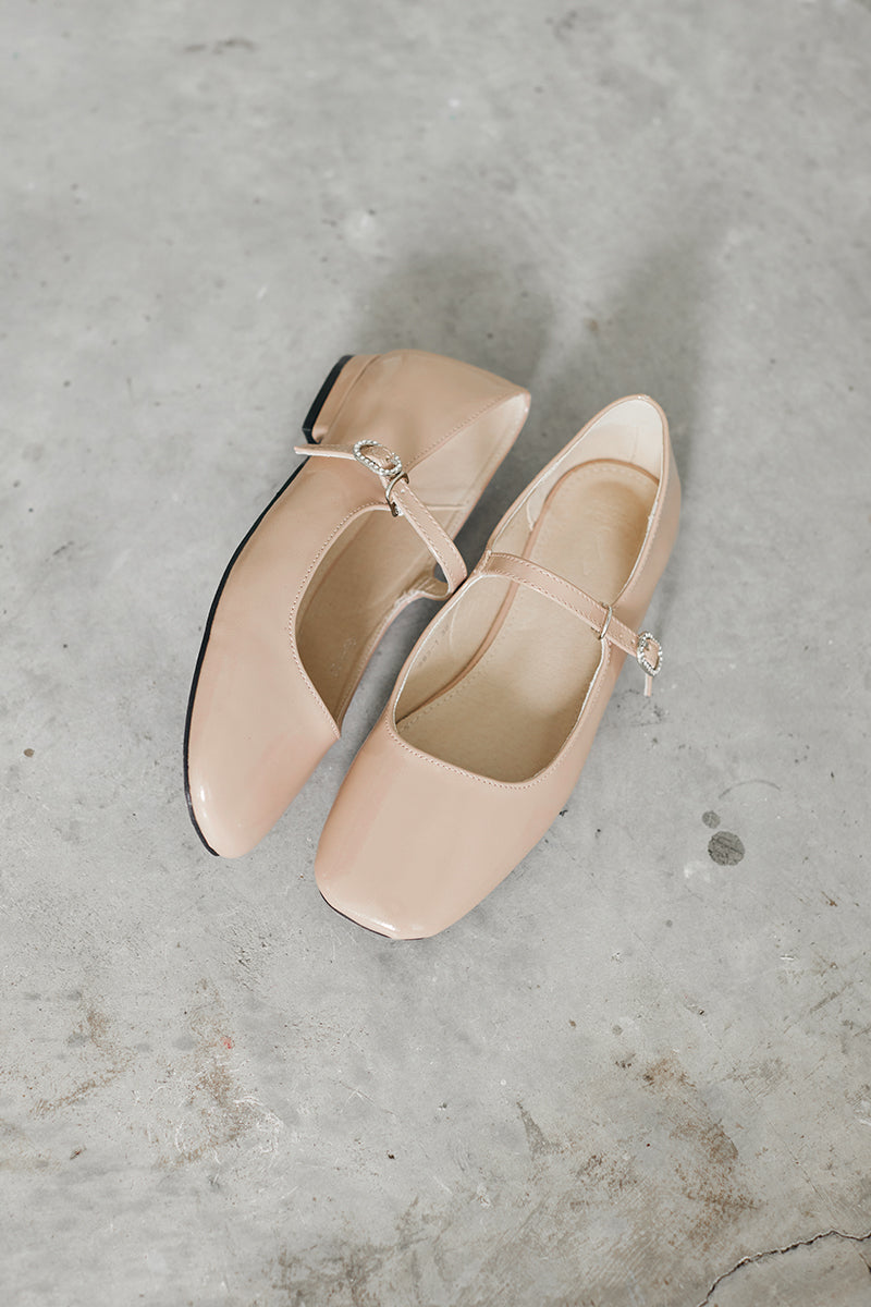 Noa Maryjane Flats in Nude