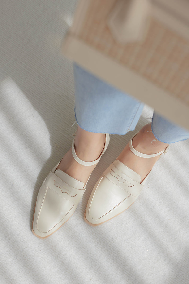 Rhode Loafers in Cream