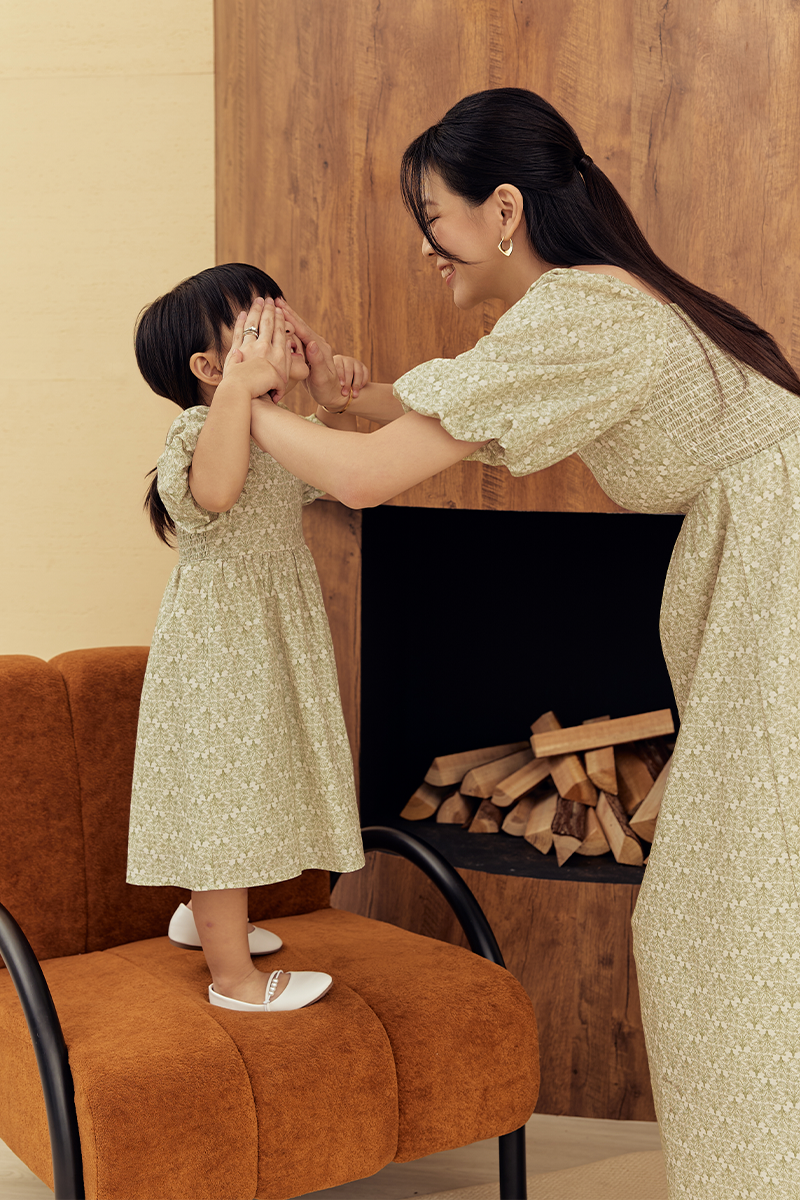 Rianna Kids Pearl Flats in Cream