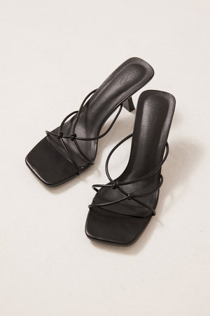 
                  
                    Rome Knotted Heels in Black
                  
                