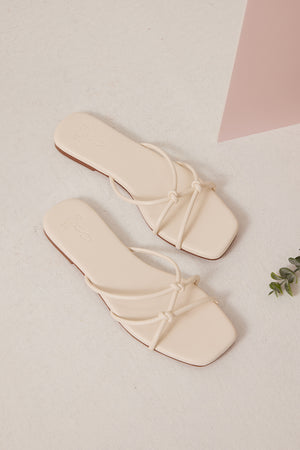 
                  
                    Romily Knotted Sliders in Ivory
                  
                