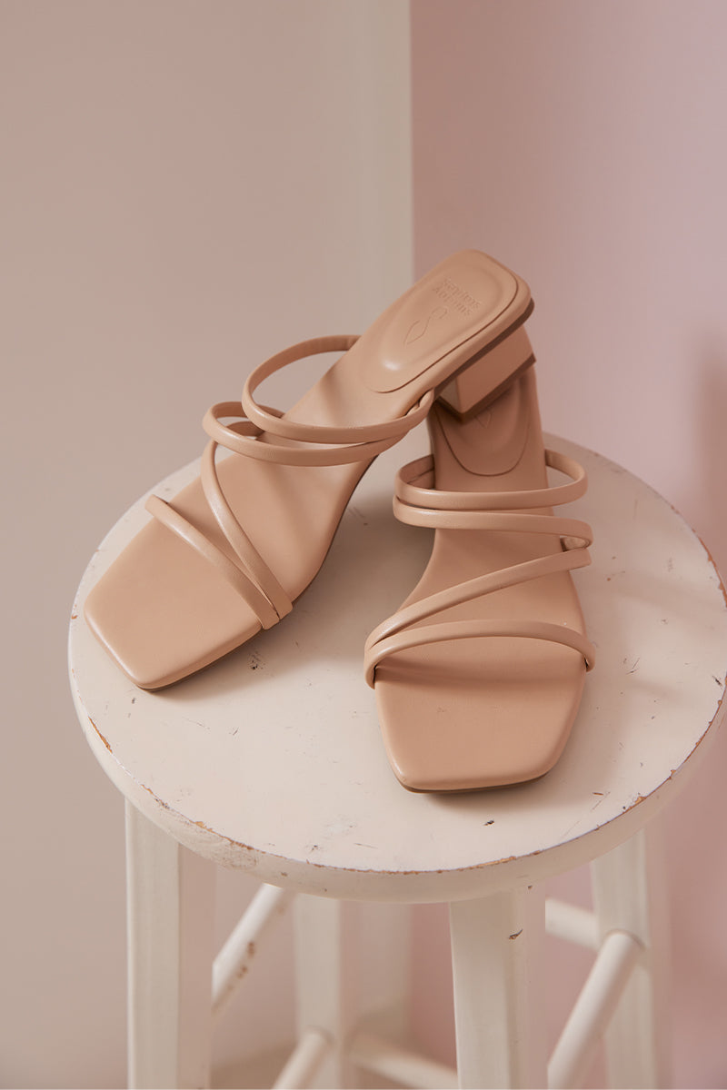 Rosalie Heels in Pale Nude