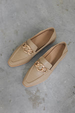 Rowan Chain loafers in Taupe