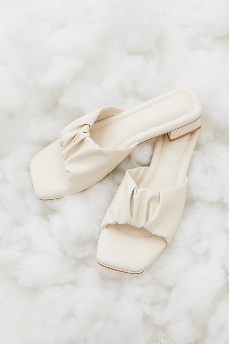 Willette Cloud Heels in Cream