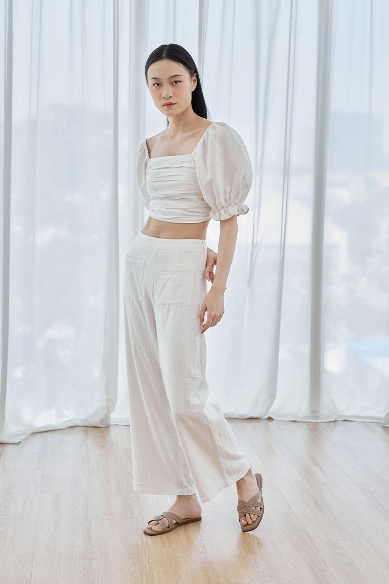 Yuna Interlocking Cloud Sliders in Taupe