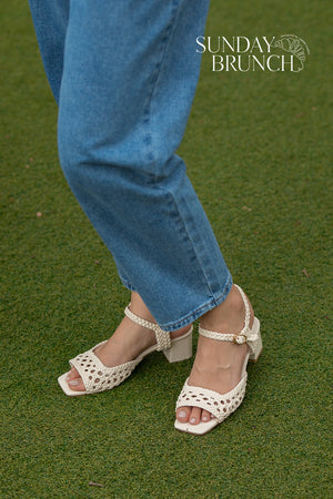 
                  
                    Alba Hand-Woven Sandals in Cream
                  
                
