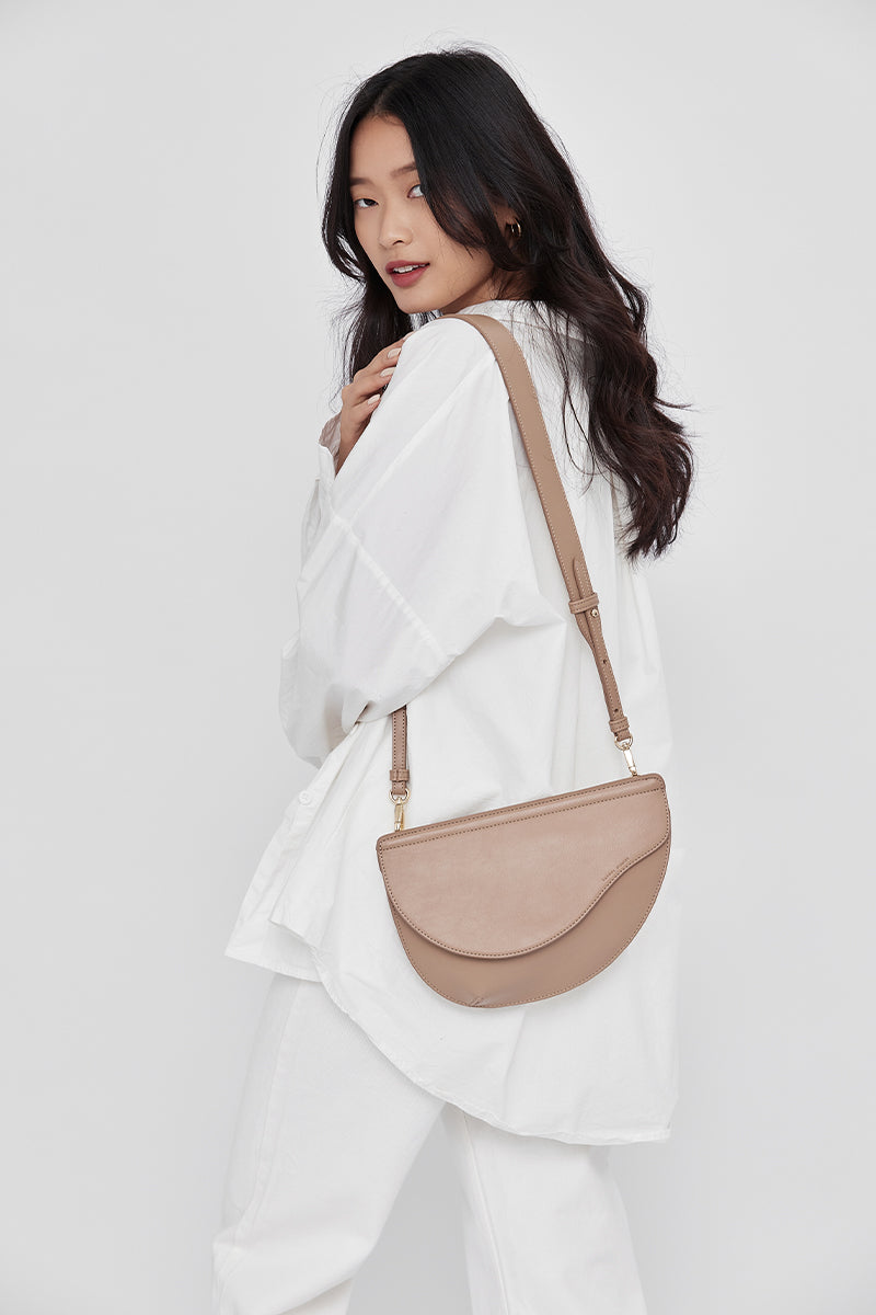 The Clair Bag in Taupe