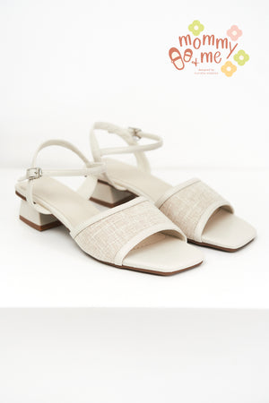 
                  
                    Cressida Linen Sandals in Cream
                  
                