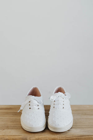 
                  
                    Dakota Swiss Dots Sneakers in White
                  
                
