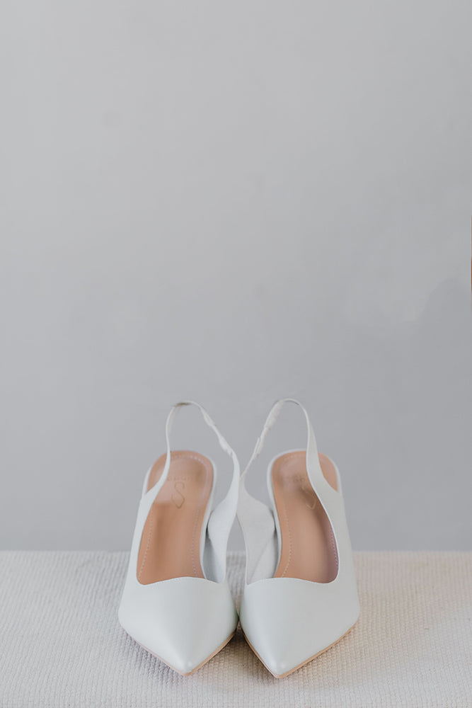 
                  
                    Astrid Heels in White
                  
                