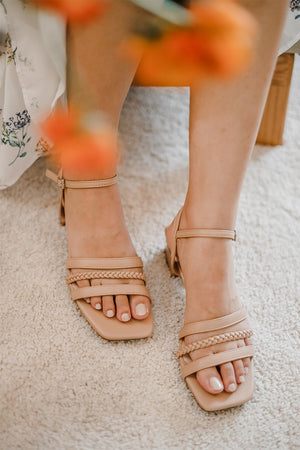
                  
                    Emory Braided Sandals in Nude
                  
                