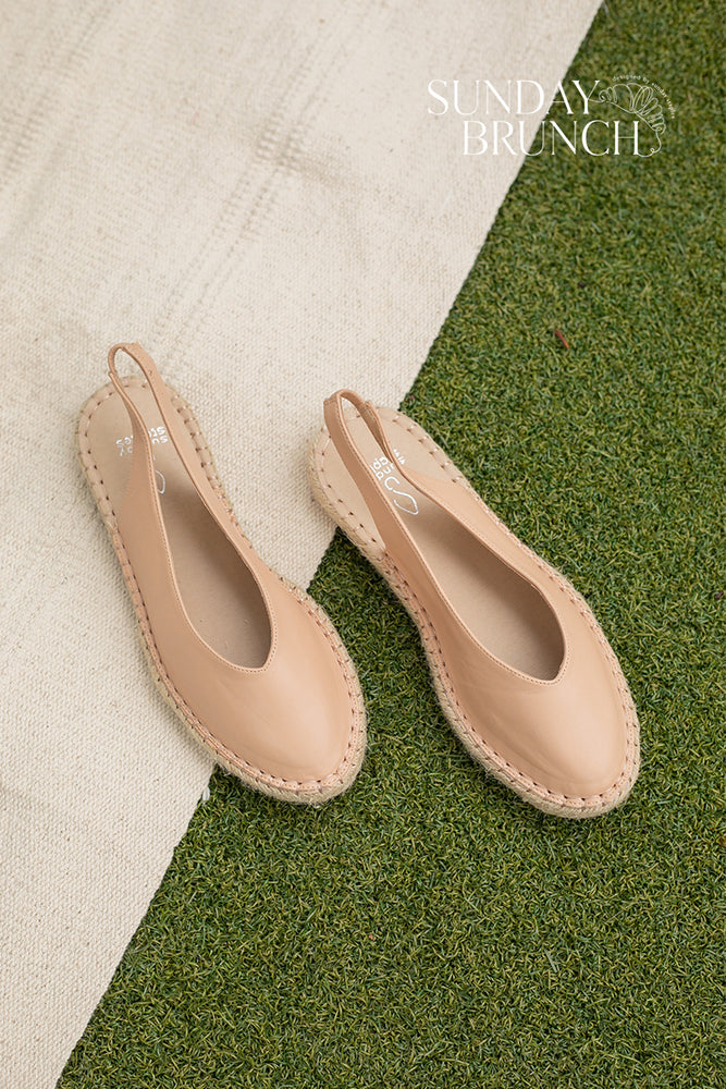 
                  
                    Everlyn Espadrilles Flats in Nude
                  
                