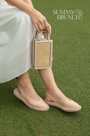 
                  
                    Everlyn Espadrilles Flats in Nude
                  
                
