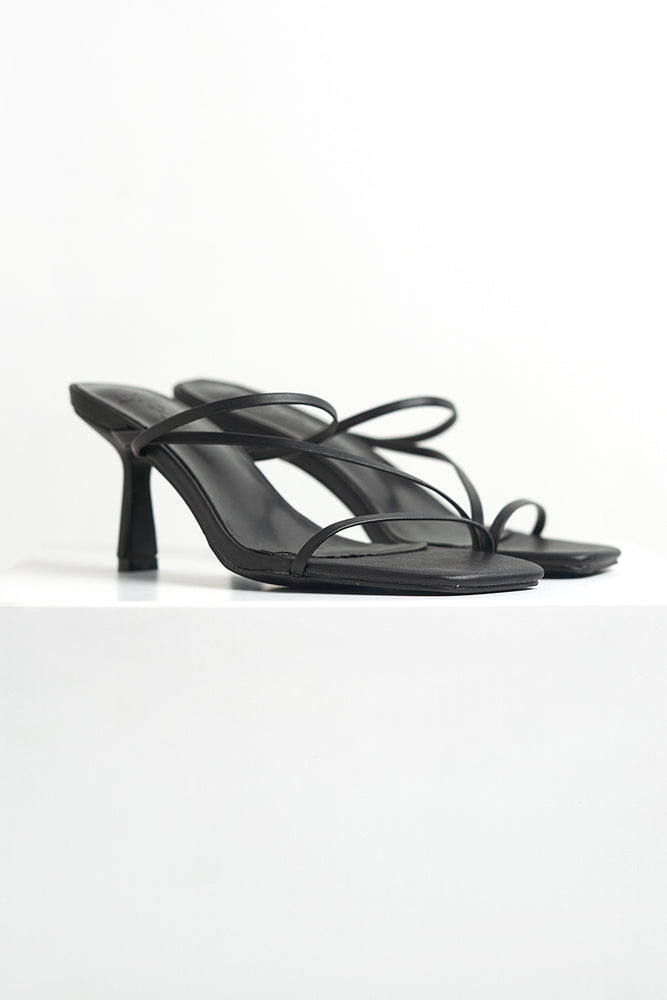 
                  
                    Lyla Strappy Heels in Black
                  
                