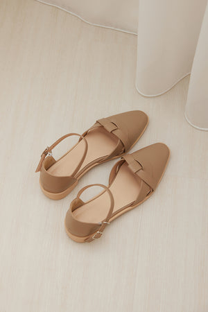 
                  
                    River Weaved Flats in Taupe
                  
                