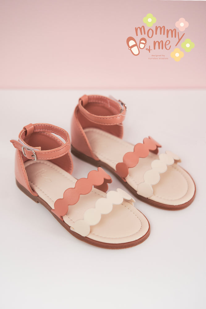
                  
                    Zula Sandals in Cream and Rose Kids
                  
                