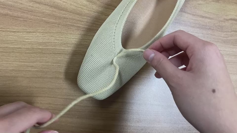 
                  
                    Load and play video in Gallery viewer, Ballet Flats in Cream
                  
                