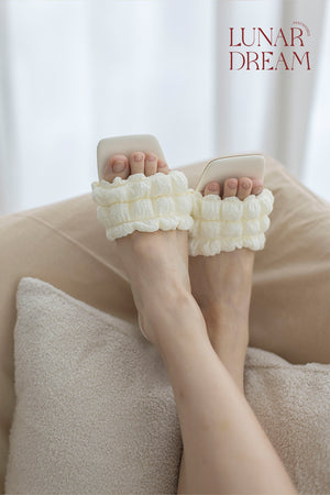 
                  
                    Lizzy Pillow Heels in Cream
                  
                